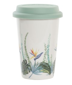 Mug tropical hoja