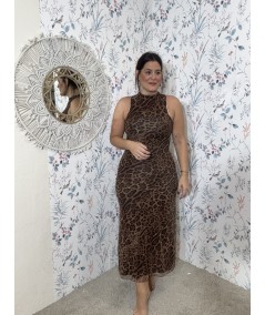 Vestido leopardo