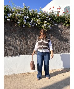 Chaleco Valeria Marrón