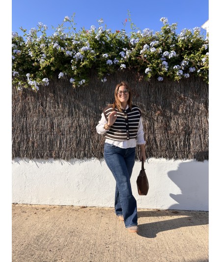 Chaleco Valeria Marrón
