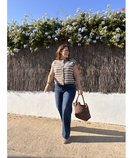 Chaleco Valeria Gris