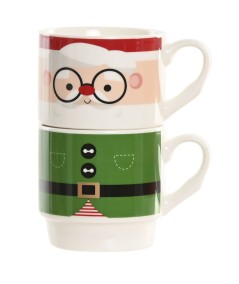Juego de Tazas Papa Noel