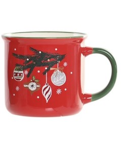 Taza con motivos navideños