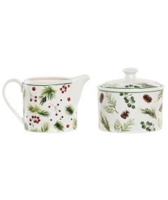 Set de azucarero y lechero navideño