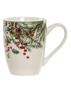 Taza navideña modelo Muérdago