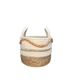 Cesta Alba de Mimbre Pequeña