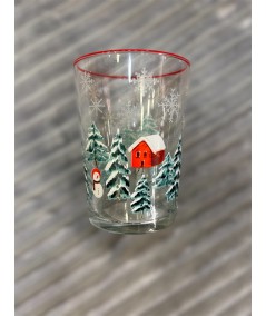 Vaso Navideño Transparente