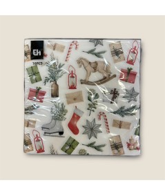 Servilleta Navideña Modelo uno