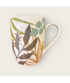 Taza Hojas Modelo Dos