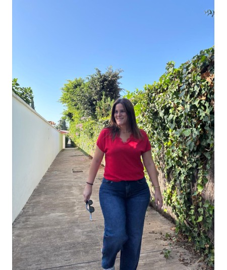 Camiseta Lencera Roja Outlet