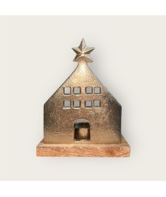 Casa De Navidad de Metal