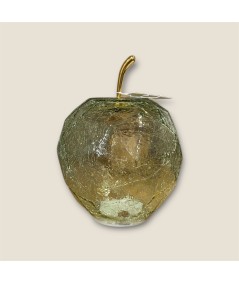 Manzana verde con luces