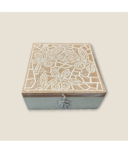 CAJA DE TÉ MODELO DOS "OLIVE YOU"