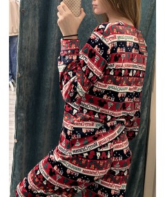 PIJAMA NAVIDEÑO MICKEY CHRISTMAS: ¡DE MUJER Y SUPER CALENTITO!