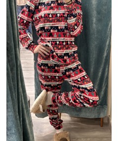 PIJAMA NAVIDEÑO MICKEY CHRISTMAS: ¡DE MUJER Y SUPER CALENTITO!
