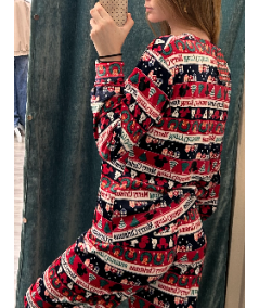 PIJAMA NAVIDEÑO MICKEY CHRISTMAS: ¡DE MUJER Y SUPER CALENTITO!