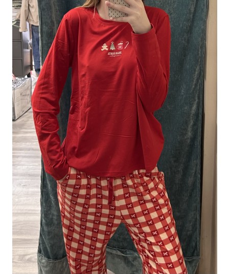 PIJAMA "DEAR SANTA": EL CLÁSICO NAVIDEÑO CÓMODO Y CHIC