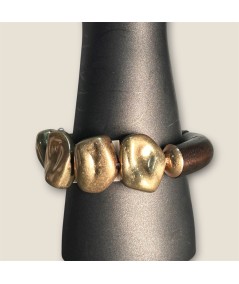 PULSERA ORO RÚSTICO