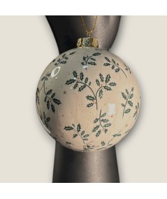 BOLA DE NAVIDAD "MUERDAGO VINTAGE"