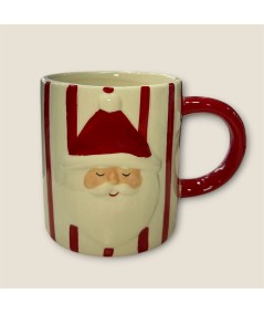 TAZA NAVIDEÑA ”SANTA CLAUS EN RELIEVE”