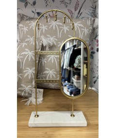 JOYERO DE PIE DORADO